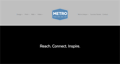 Desktop Screenshot of metroproductions.com