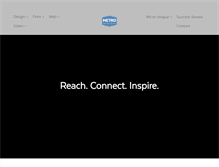 Tablet Screenshot of metroproductions.com